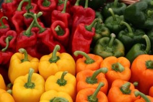 coloured peppers, sow chillies and peppers