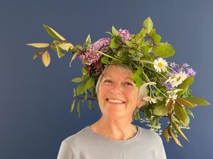 Felicity Down, Garden Day UK 2021, flower crown