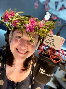 BBC Radio Bristol, Lucy Tegg, flower crown