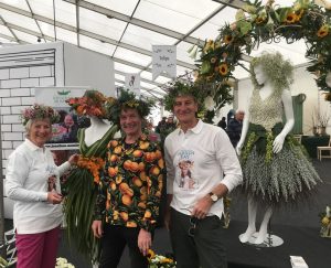Jonathan Moseley, Alan Down, Felicity Down, flower crowns