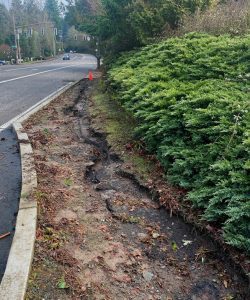 soil erosion, drains, roadside