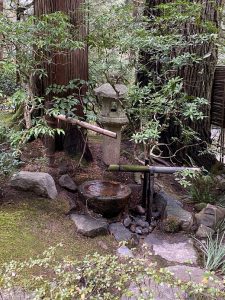 Bamboo water feature, Japanese water feature, deer scarer water feature, garden